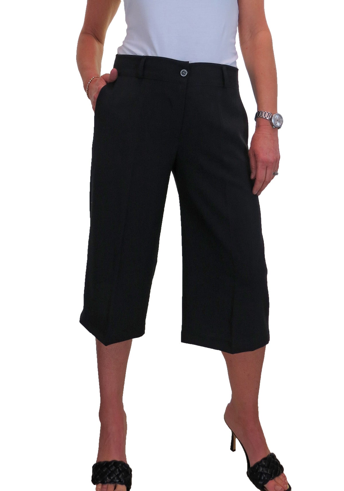 Ladies culotte trousers hotsell