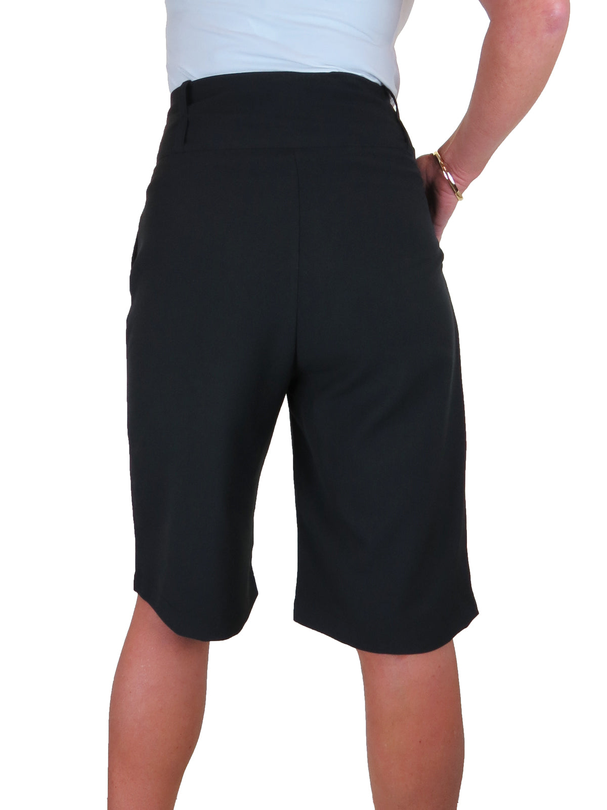 Black high waisted flowy shorts hotsell